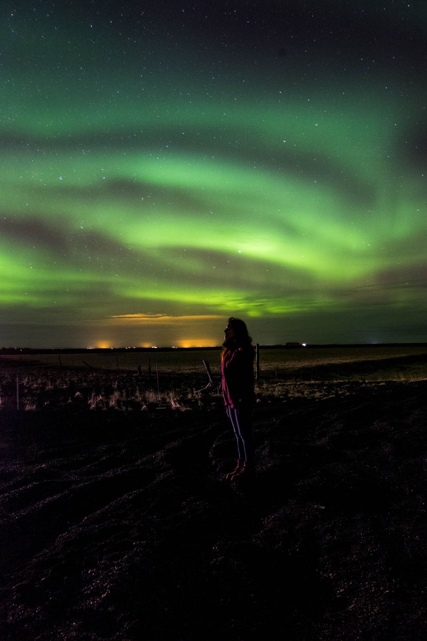 Icelandic Winter Northern Lights